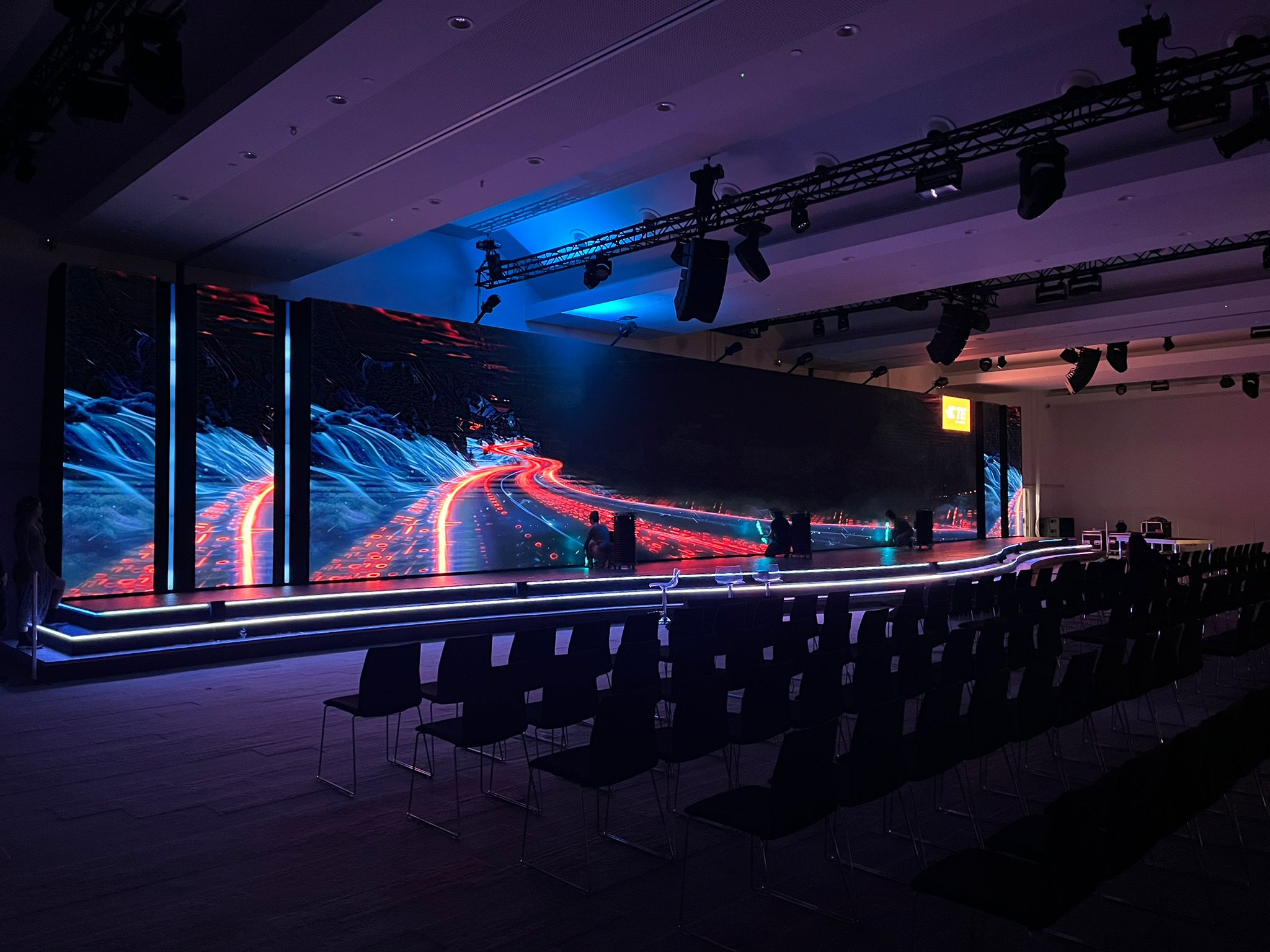 Stage design for corporate events and conferences LED platform