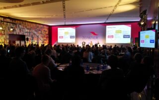 Printing huge custom fabric backdrops with sublimation technology in Barcelona