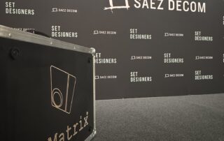 Modular Stage Backdrops with beMatrix System