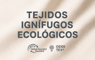 Tejido ignífugo ecológico certificado GRS y OEKO-TEX