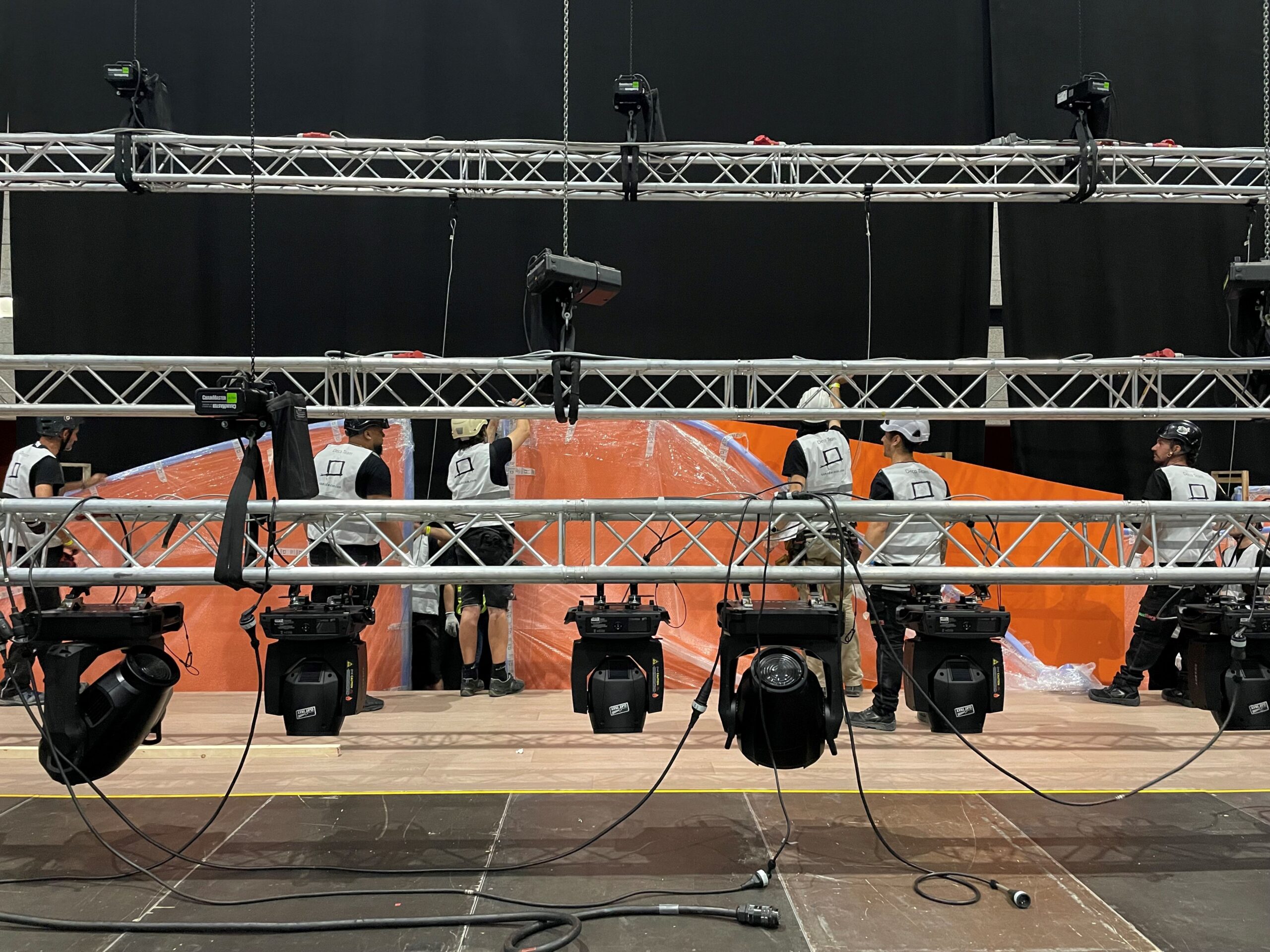 Event Production Scenography Spain backdrop construction