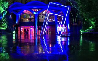 Immersive Brand Activations in Barcelona: CNC Carpentry & DMX Lighting