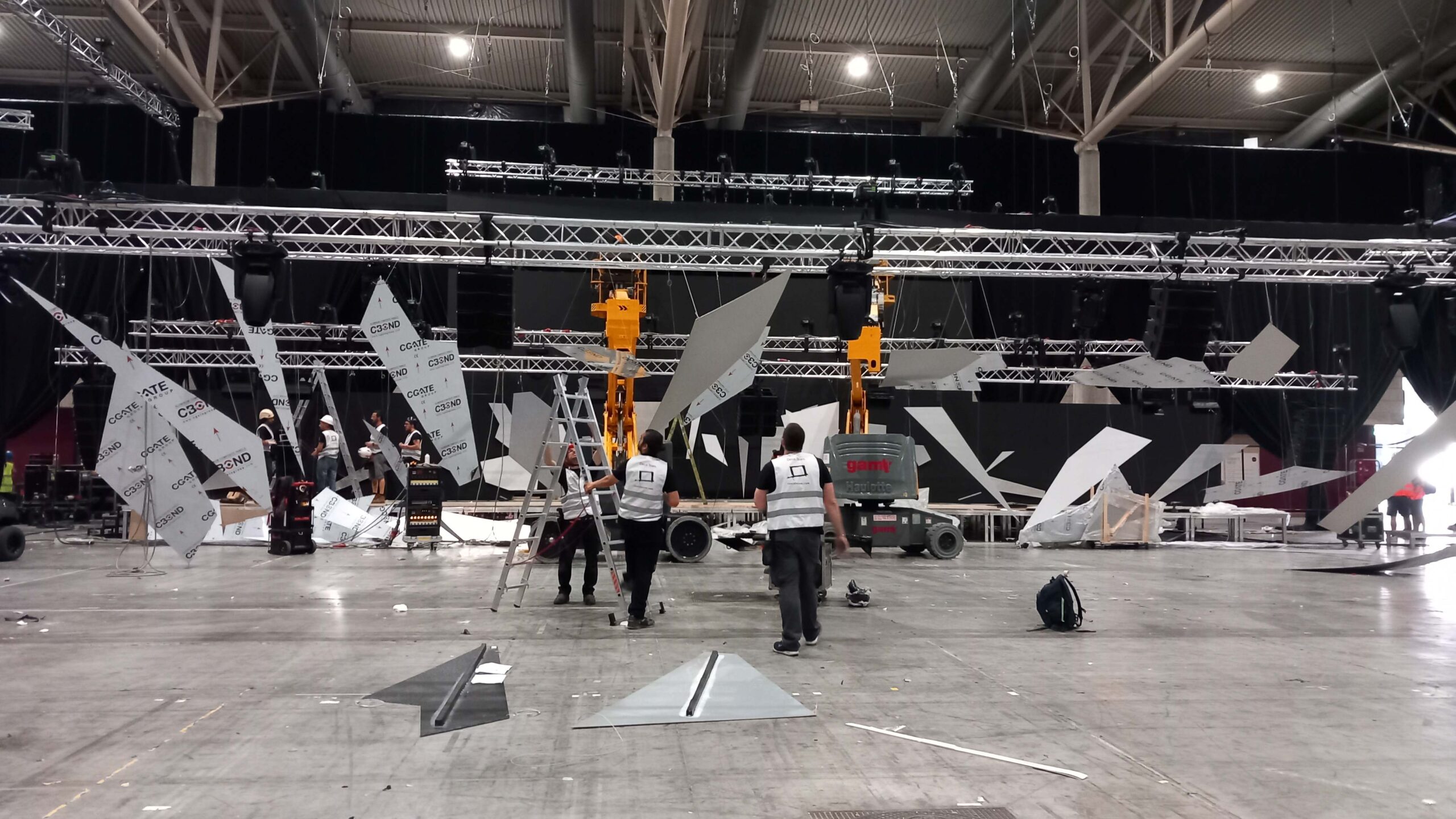 large-scale event scenography